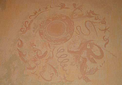 Rattan-Stoffmuster-Klassiker Modell: Stoffmuster-Klassiker 22 (Universum-apricot-motiv)