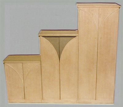 Rattan-Sideboard Modell: Sideboard 12